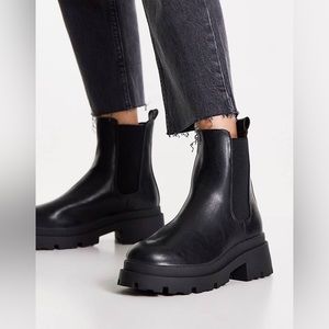 ASOS Black Chunky Chelsea Boots
